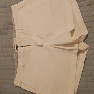Old Navy sz8 white dress shorts NWOT